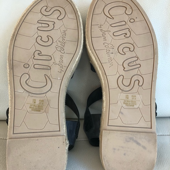 NWOT Vegan Sam Edelman Fisherman Platform Sandals. - Picture 6 of 7